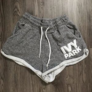 IVY PARK Chenille Logo Shorts